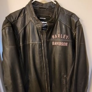 XL Leather Harley Davidson Riding Jacket